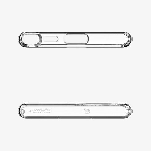 ACS03918 - Galaxy S22 Ultra 5G Case Ultra Hybrid in crystal clear showing the back